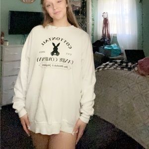 Homemade sweatshirt.